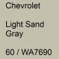 Preview: Chevrolet, Light Sand Gray, 60 / WA7690.